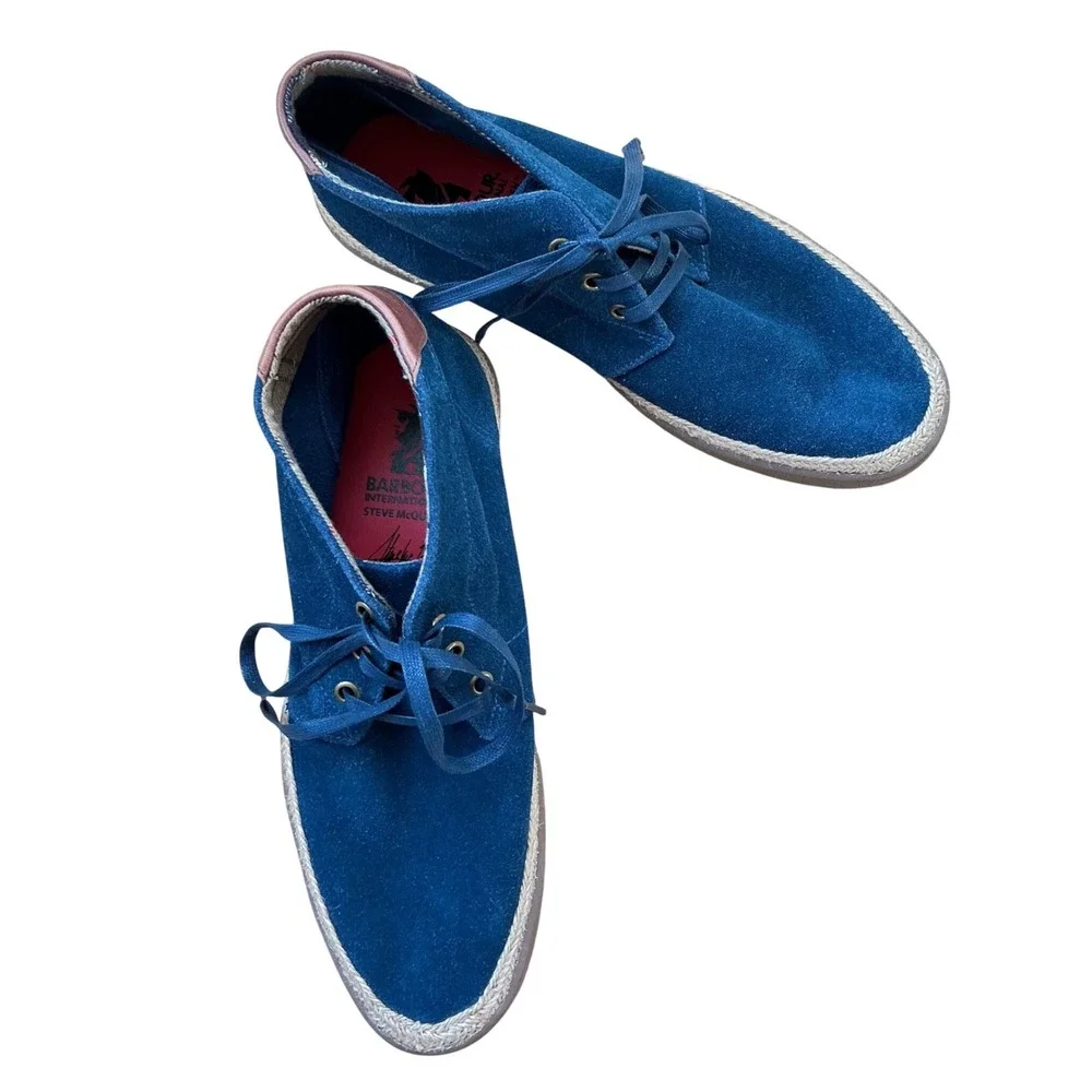 Barbour International Special Edition Rare Steve McQueen Suede Chukka Mens L10.5